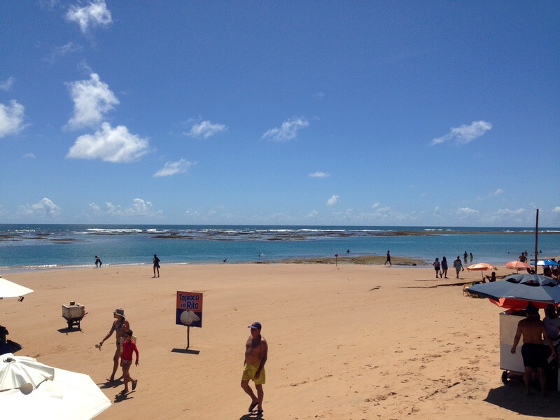 Vista do Bar das Meninas - em frente as piscinas Foto: Sara Meirinho