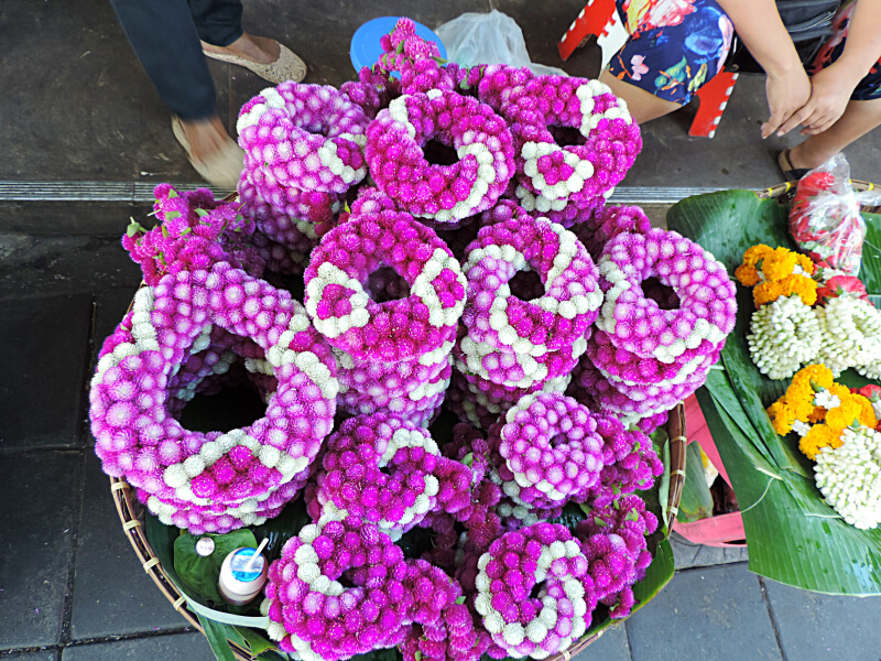 Mercado das Flores Pak Klong Talad Foto: Ana Maria Junqueira