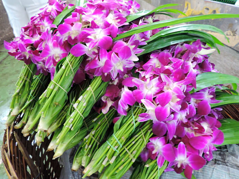 Mercado das Flores Pak Klong Talad Foto: Ana Maria Junqueira