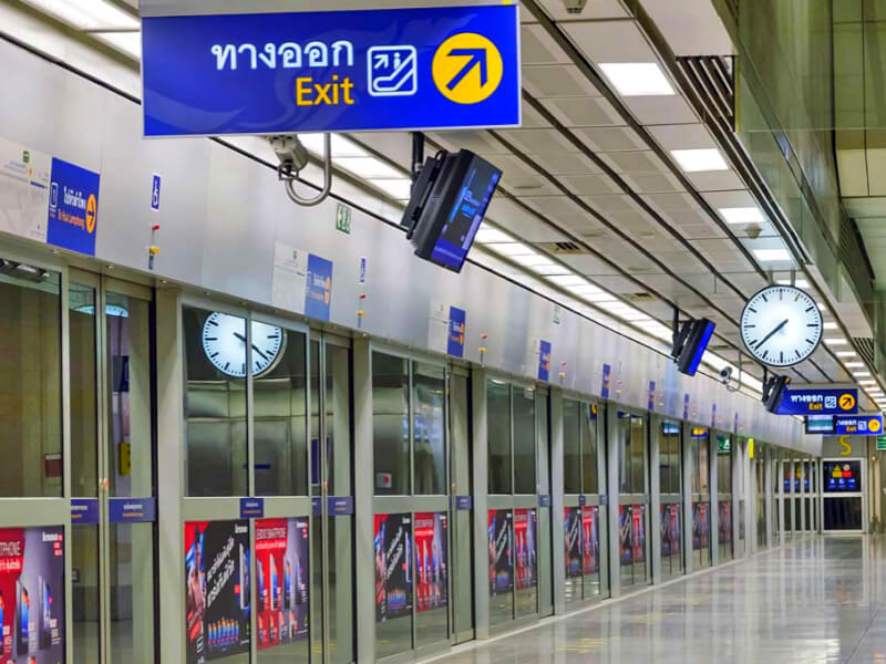 Metrô MRT em Bangkok Foto: Divulgação/bangkok.com
