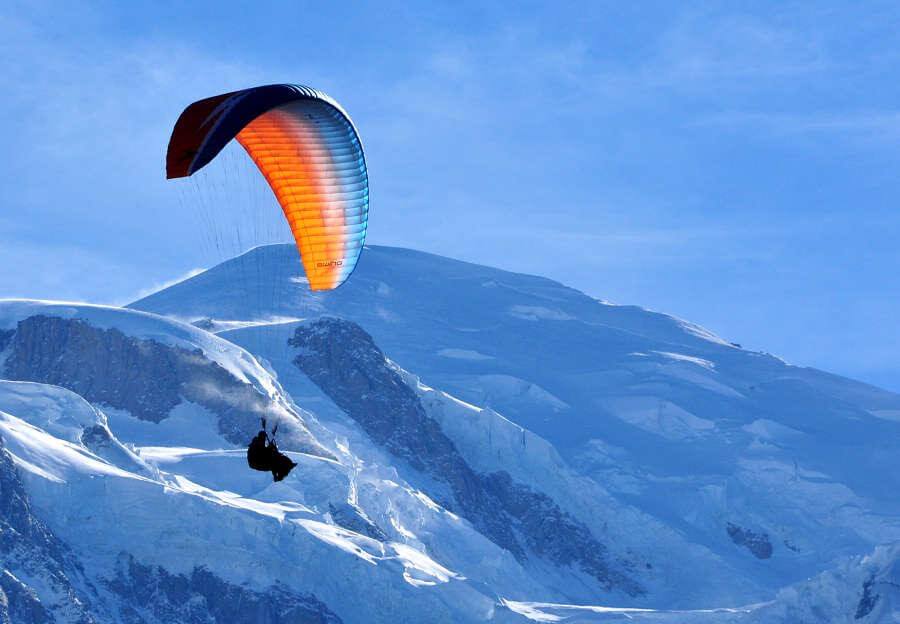Paragliding em Chamonix Foto: Teresa Perez Tours
