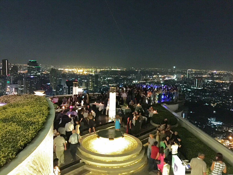 O Sky Bar e a vista de Bangkok Foto: Ana Maria Junqueira