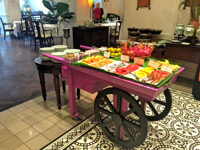 Café da manhã no Hotel Metropole Hanoi Foto: Ana Maria Junqueira