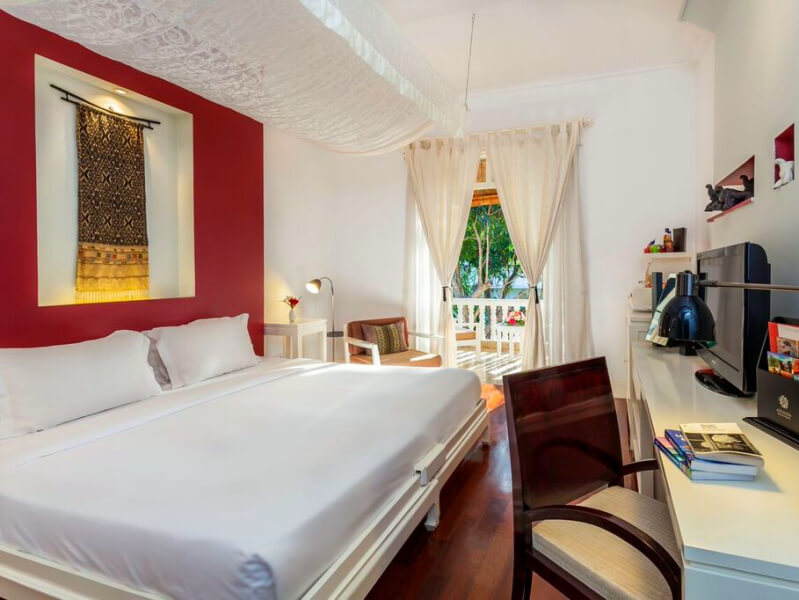 Quarto do Maison Souvannaphoum Foto: Divulgação