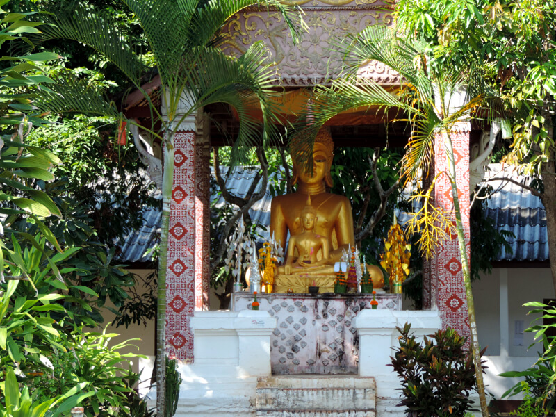 Estátua do Buda em Luang Prabang Foto: Ana Maria Junqueira