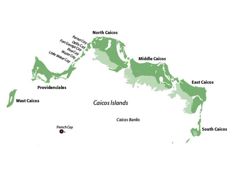 Mapa Turks