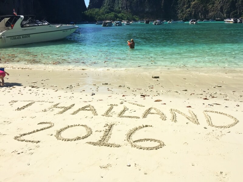 A praia ao lado de Maya Bay Foto: Ana Maria Junqueira