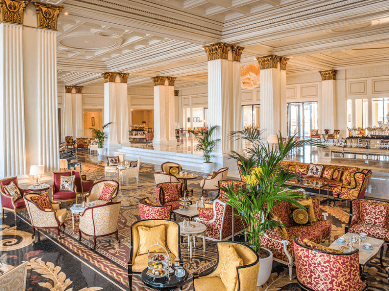 Bar Mosaico no lobby do Palazzo Versace Foto: Divulgação