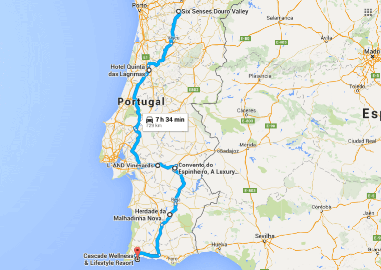 Mapa Portugal