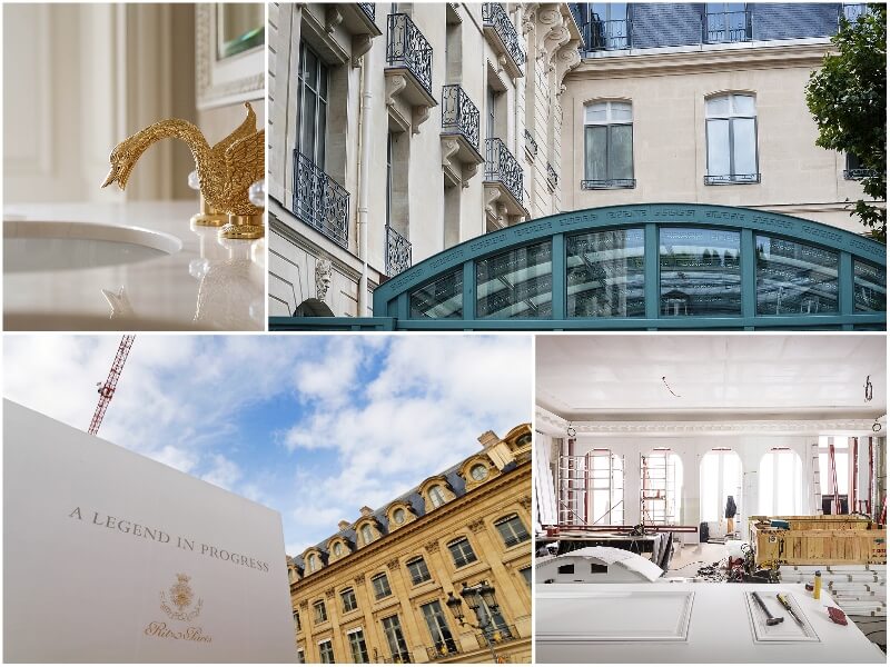 Detalhes da reforma do Ritz Paris Fotos: Divulgação