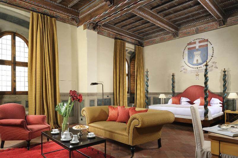 Deluxe Suite no Castello Del Nero Foto: Divulgação