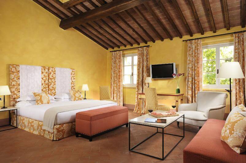 Deluxe Room no Castello Del Nero Foto: Divulgação