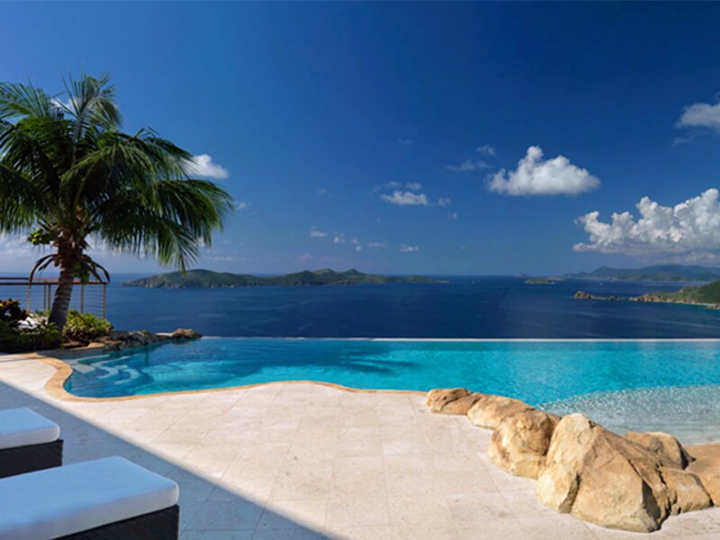 Piscina no Peter Island Resort and Spa Foto: Divulgação