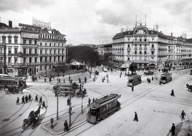 Potsdamer Platz nos anos 1920 Foto: Reprodução / Landesarchiv Berlin