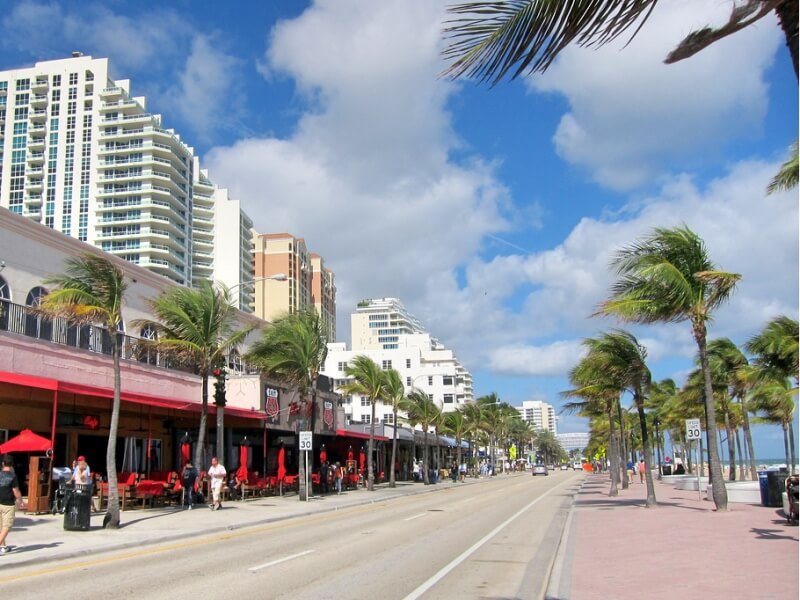 Fort Lauderdale Beach Boulevard Foto: Reprodução