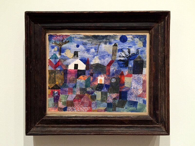Paul Klee, "Landscape in Blue" (1917) Foto: Laura Ammann