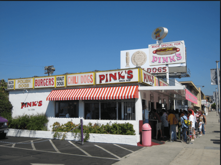 Pink's Hot Dogs Foto: Divulgação 