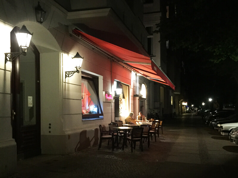 O restaurante Marjellchen visto de fora Foto: Laura Ammann
