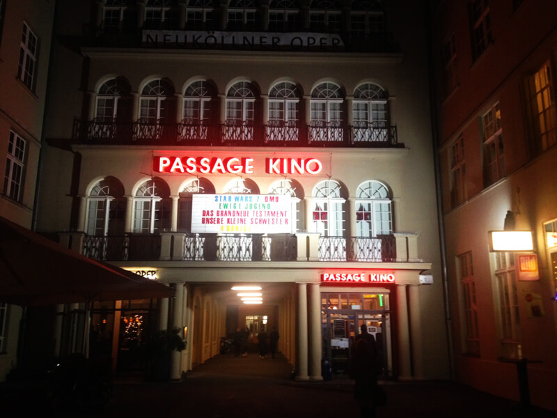 Salas Passage, da rede York Kino no bairro de Neukölln Foto: Laura Ammann
