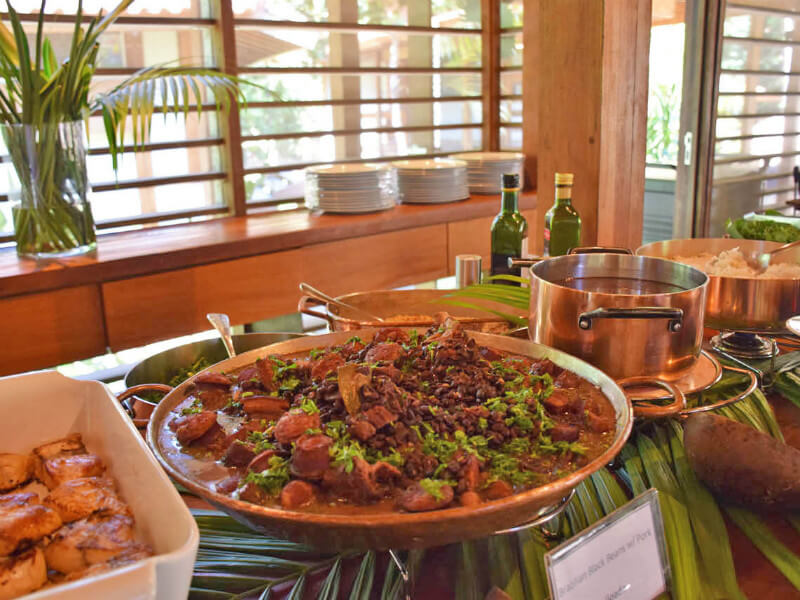 Feijoada no Cristalino Lodge Foto: Lala Rebelo