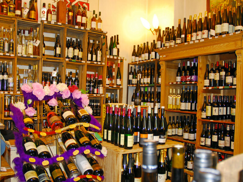 Parte da seleção de vinhos da Weinladen, a loja de vinhos da Weinerei Foto: Divulgação