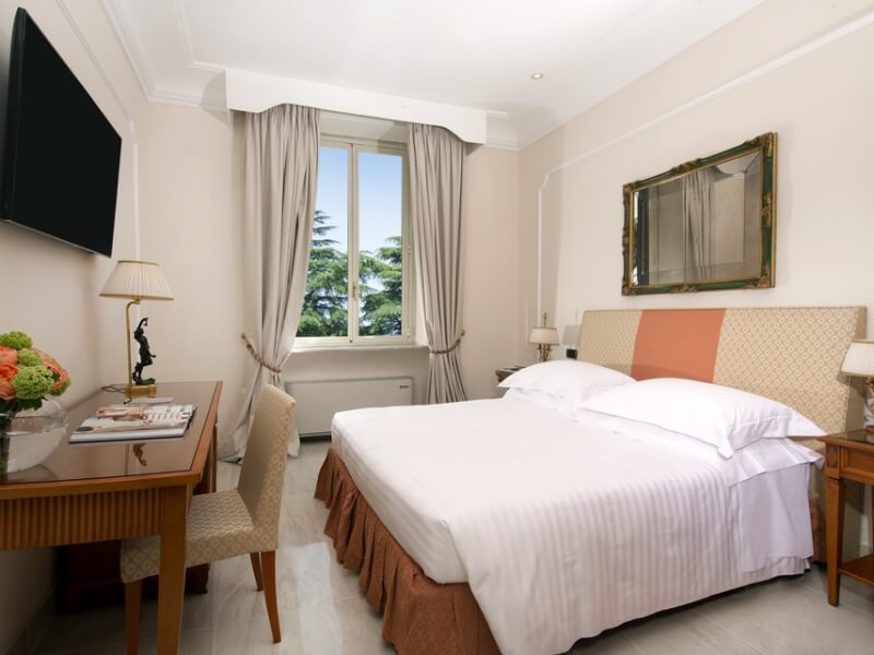 Guest Room do Aldrovandi Villa Borghese Foto: Divulgação