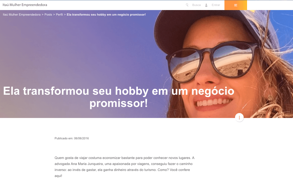 Ana Maria Junqueira - Itau Mulher Empreendedora