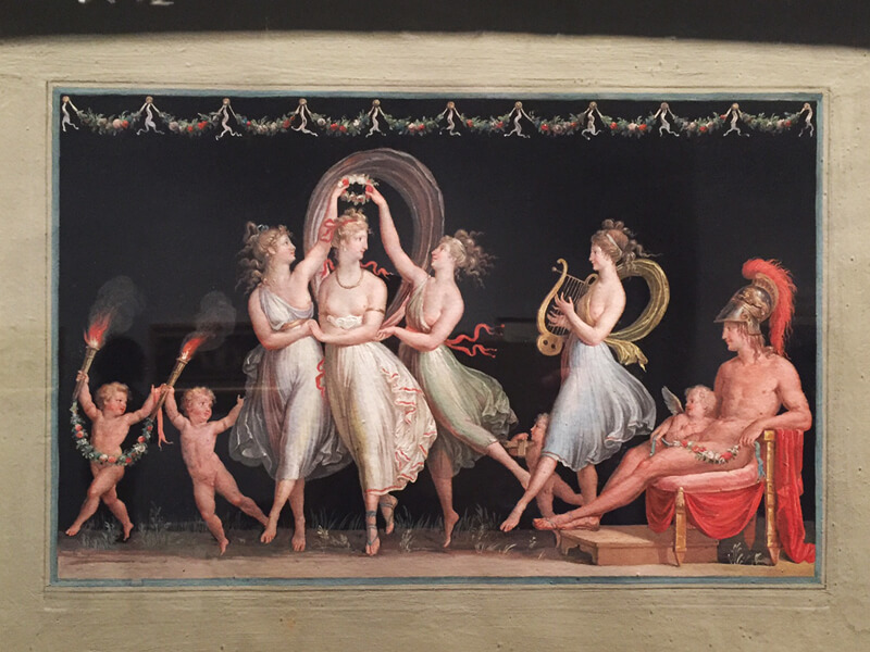 Antonio Canova, "The Graces and Venus dancing before Mars", 1798-99 Foto: Laura Ammann