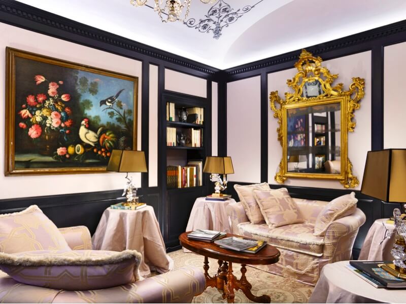 Lobby do Hotel D' Inghilterra Foto: Divulgação