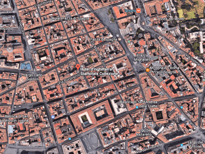 Hotel DInghilterra locale