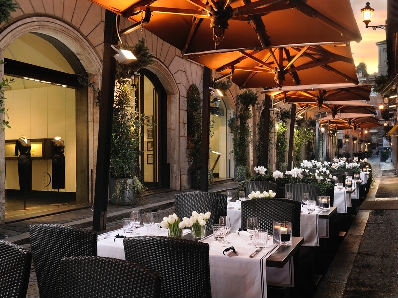 Restaurante do Hotel D'Inghilterra Foto: Divulgação
